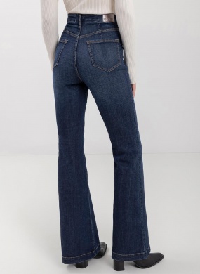 Cal�a Jeans Flare Com Cintura Alta E Tecnologia Contour Lez a Lez - Foto 1