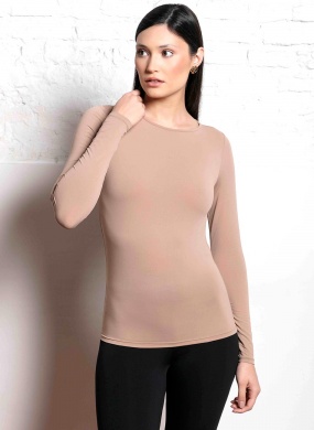 Blusa Segunda Pele Thermo Skin UpMan Capuccino - Foto 2