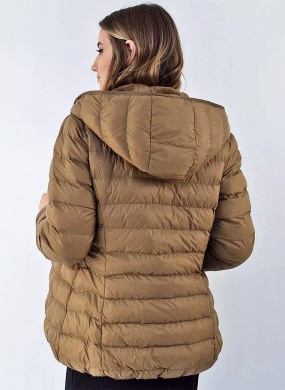 Jaqueta Estofada Revers�vel Alpelo Cor Mocchiato - Foto 3