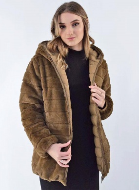 Jaqueta Estofada Revers�vel Alpelo Cor Mocchiato - Foto 5