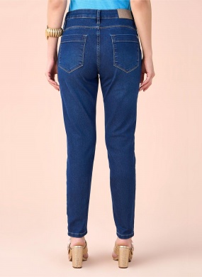 Cal�a Jeans Escura Skinny 78 Classic Scalon - Foto 3