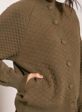 Casaco De Tricot Verde Biamar - Foto 1
