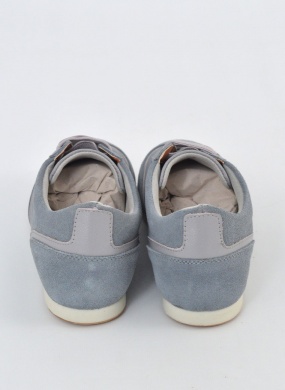 T�nis Couro Camur�a Jeans Orcade - Foto 4