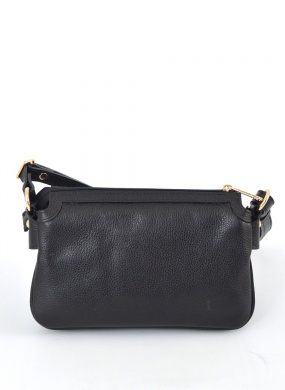 Bolsa Smartbag de couro preta com Al�a de Ombro   - Foto 3