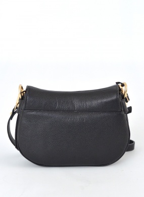 Bolsa preta transversal Couro Smartbag  - Foto 1