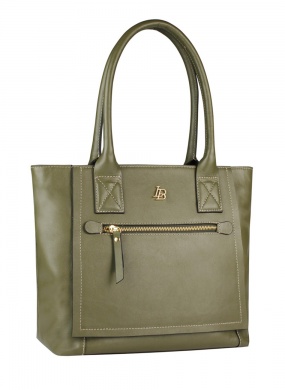Bolsa Couro Oliva Linea Bella - Foto 4