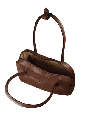 Bolsa Couro Cor Cacau Linea Bella - Foto 3
