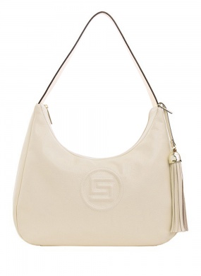 Bolsa Couro Marfim Al�a de Ombro Smartbag - Foto 4