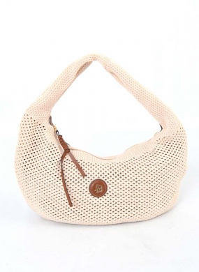 Bolsa Tricotada Cru Linea Bella - Foto 1