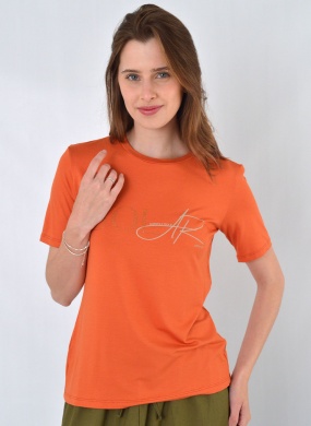 T-shirt Laranja Lez a Lez - Foto 1