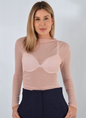 Blusa Rose Tule Del Amo - Foto 1