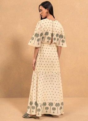Vestido Longo Bege Lez a Lez - Foto 2
