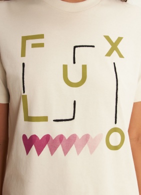 T-shirt bordada fluxo Cant�o - Foto 3