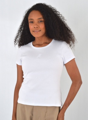 Blusa Branca Flor de Lis - Foto 1