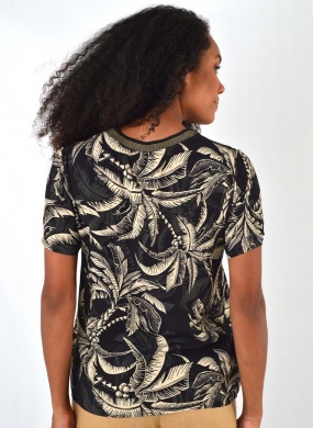 Blusa Viscose Coqueiro Preta Lez a Lez - Foto 2