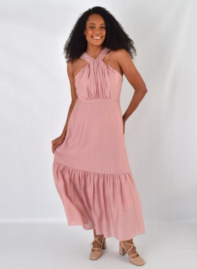 Vestido Franzido Rosa Mx  - Foto 1