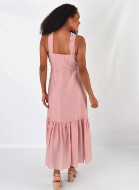 Vestido Franzido Rosa Mx  - Foto 2