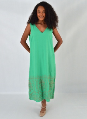 Vestido Verde Gatos e Atos - Foto 1
