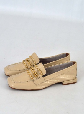 Loafer Couro Verniz Off White Orcade - Foto 1