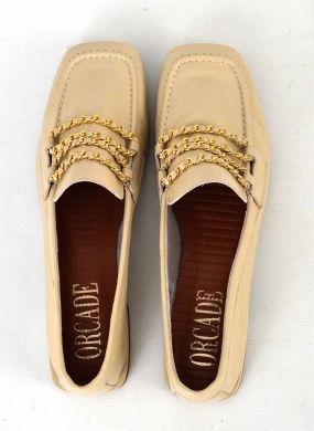 Loafer Couro Verniz Off White Orcade - Foto 3