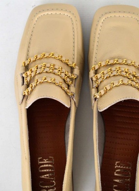 Loafer Couro Verniz Off White Orcade - Foto 4