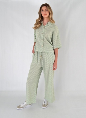 Conjunto verde listrado Cant�o - Foto 6