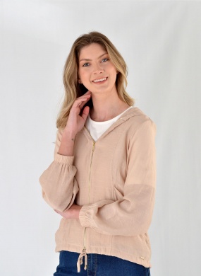 Jaqueta Crepe de Viscose Sepia Declari - Foto 2