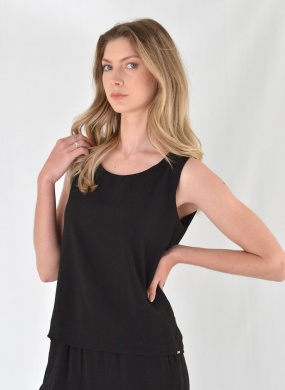 Blusa Regata Preto Declari - Foto 1