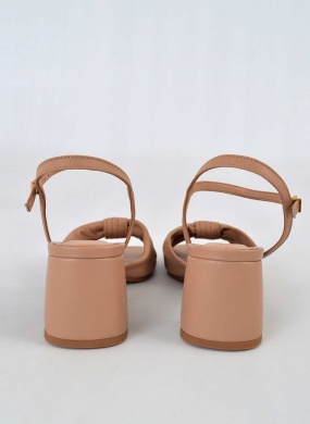 Sand�lia Creme Couro Tabita - Foto 3