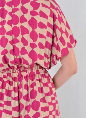 Vestido Bordado Estampa Tempos Cant�o - Foto 5