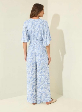 Macac�o Azul Longo Estampado Lez a Lez - Foto 3