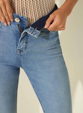 Cal�a Jeans Skinny Shaping Cintura Lez a Lez - Foto 2