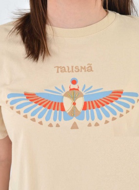 T-shirt Box Areia Bordada Talism� Cant�o  - Foto 2