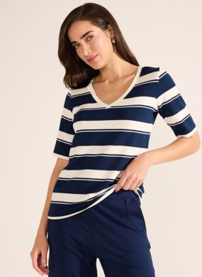 Blusa Coppola Marinho Listrada Stroke  - Foto 1