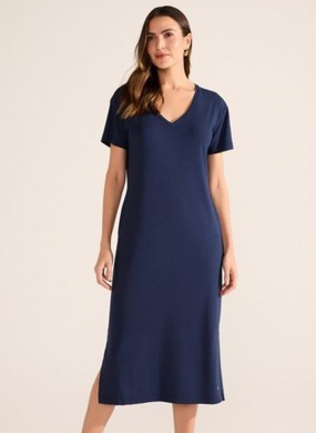 Vestido Azul Marinho Stroke - Foto 4