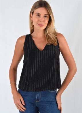 Blusa Regata Risca de Giz Declari - Foto 1