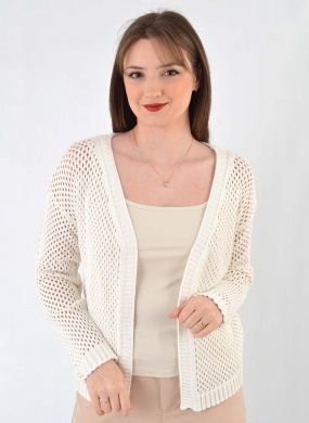 Casaco Branco Tricot Ver�o Degli Uffizzi  - Foto 1