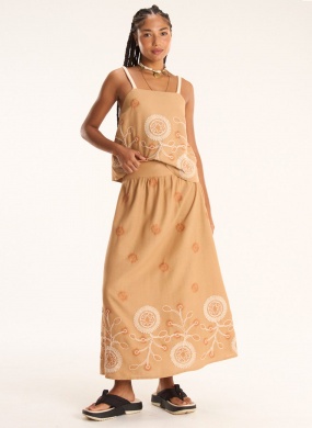 Conjunto Linho Bordado Sol Cant�o - Foto 1