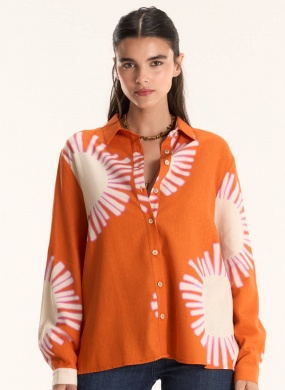Conjunto Laranja Linho Maxi Sol Cant�o - Foto 2