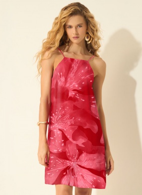 Vestido Curto Vermelho Lez a Lez - Foto 1
