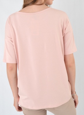 Blusa Viscomalha Delamo Rosa - Foto 3