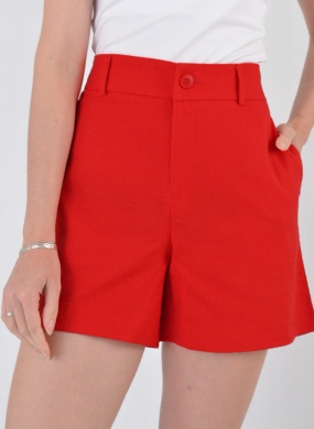 Shorts Viscolinho Loderro Vermelho - Foto 1