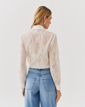 Camisa Bordada Off White Innocence - Foto 2