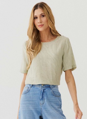 Blusa Jacquard Innocence - Foto 1