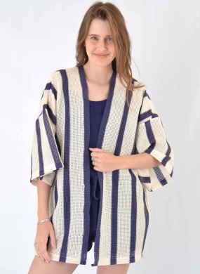Kimono Listrado G�le - Foto 1