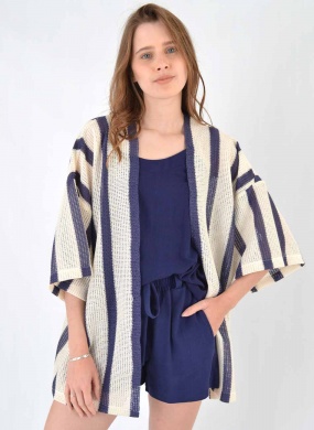 Kimono Listrado G�le - Foto 3