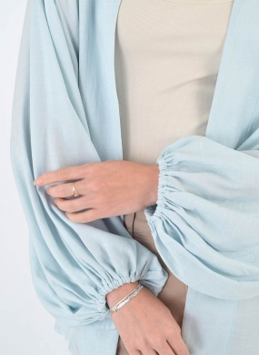 Kimono Viscose G�le Azul - Foto 2