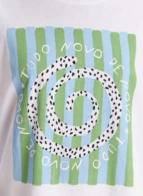 T-shirt Maxi Tudo Novo Cant�o  - Foto 4