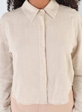 Camisa Cropped Natural Alpelo - Foto 3
