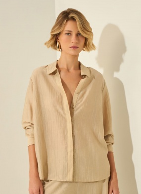 Camisa Lez a Lez em Liocel com Textura - Foto 1